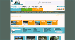 Desktop Screenshot of campings-var-83.com